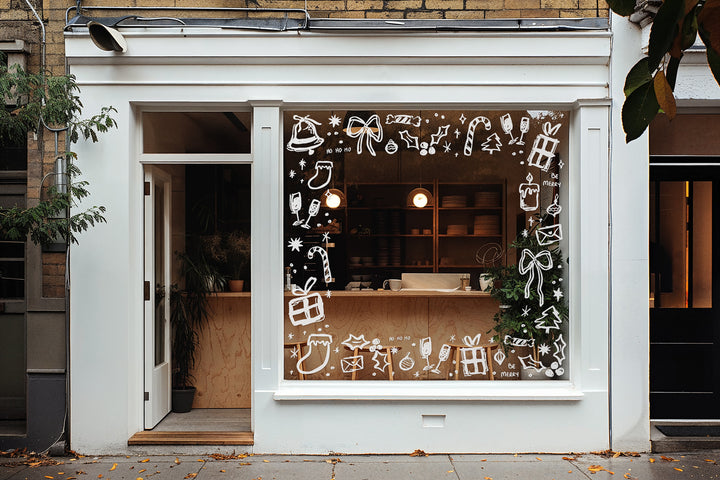 Christmas Icon Border – Window Painting