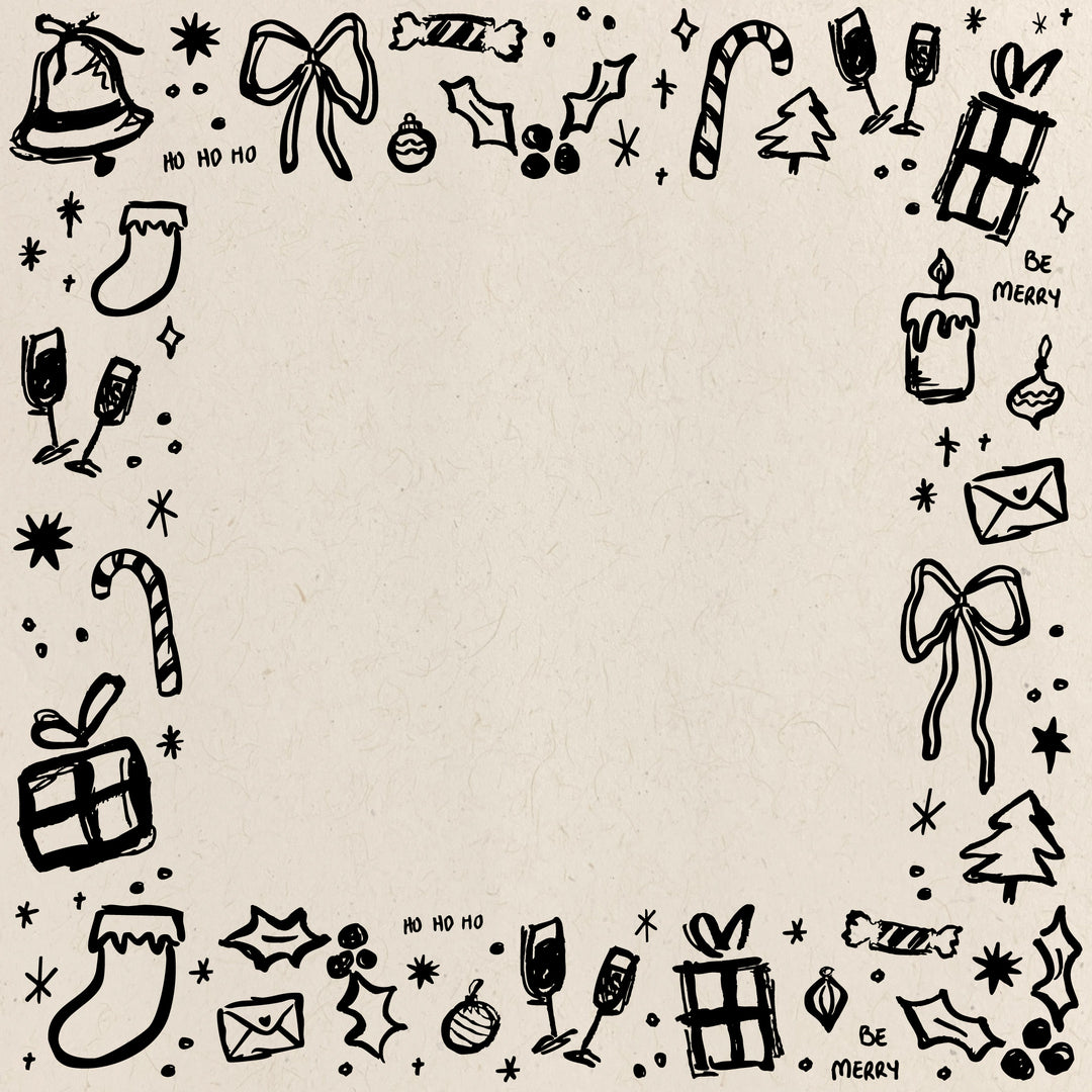 Christmas Icon Border – Window Painting