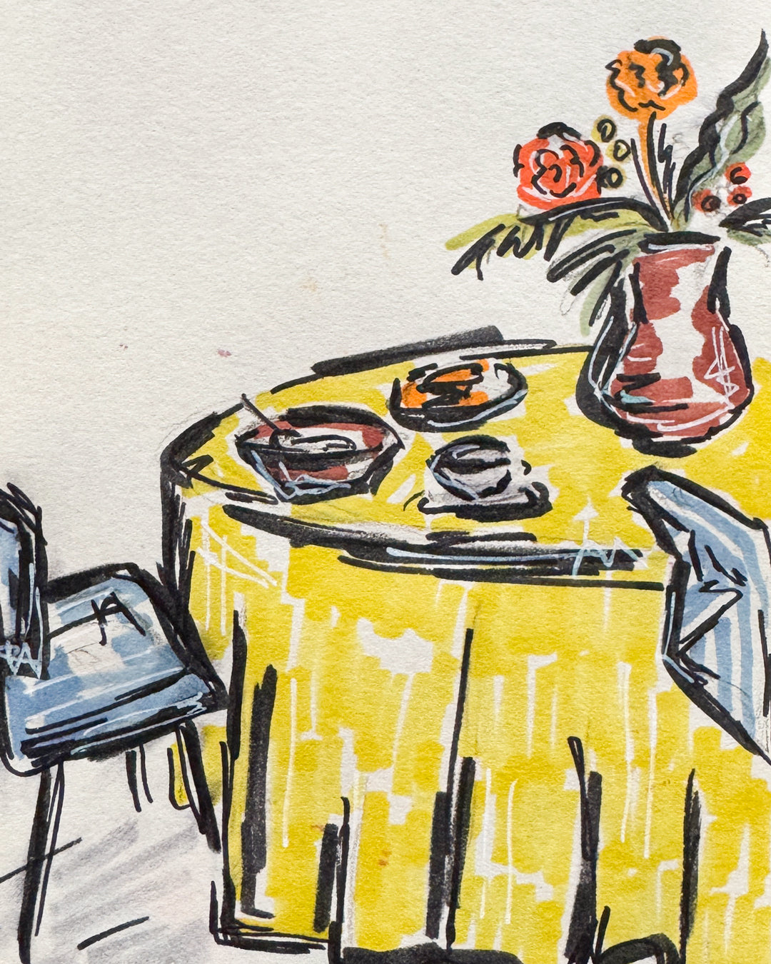 Breakfast for One - From My Sketchbook