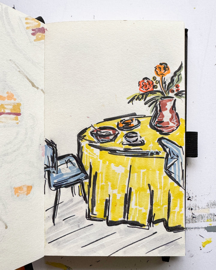 Breakfast for One - From My Sketchbook