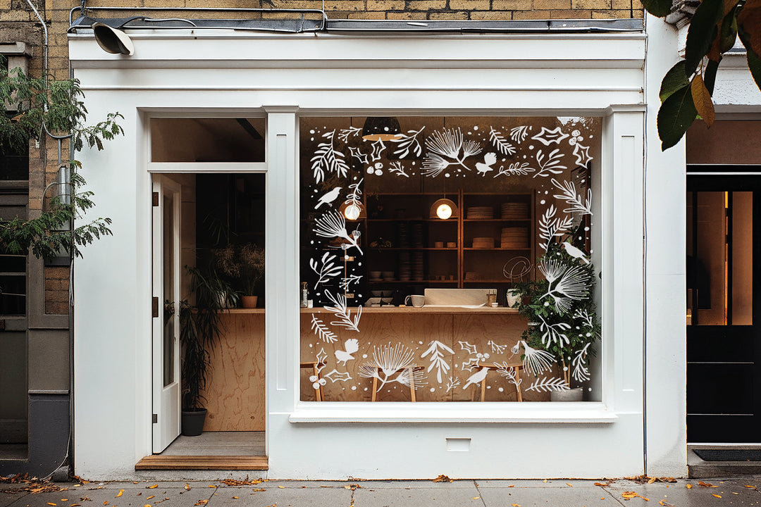 Aotearoa Christmas Border – Window Art