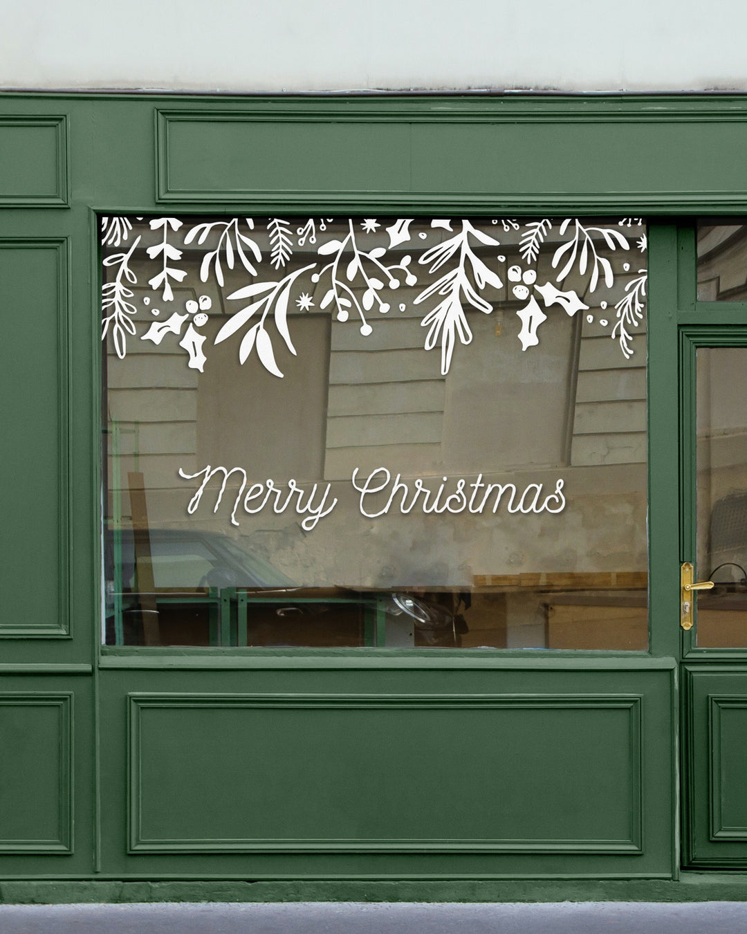 Hanging Foliage - Christmas Window