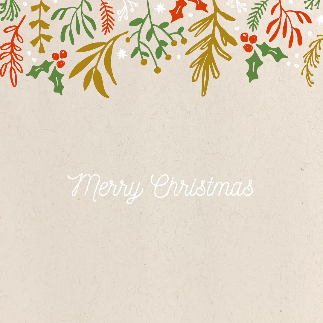 Hanging Foliage - Christmas Window