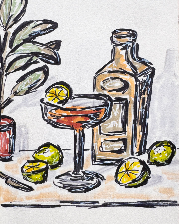 Cocktail - From My Sketchbook