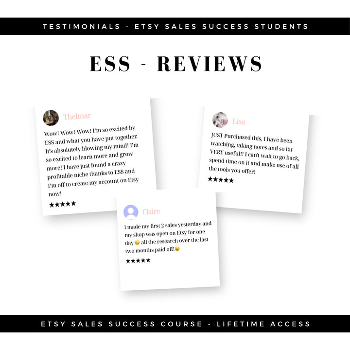 Etsy Sales Success - Making Extra Income with Etsy