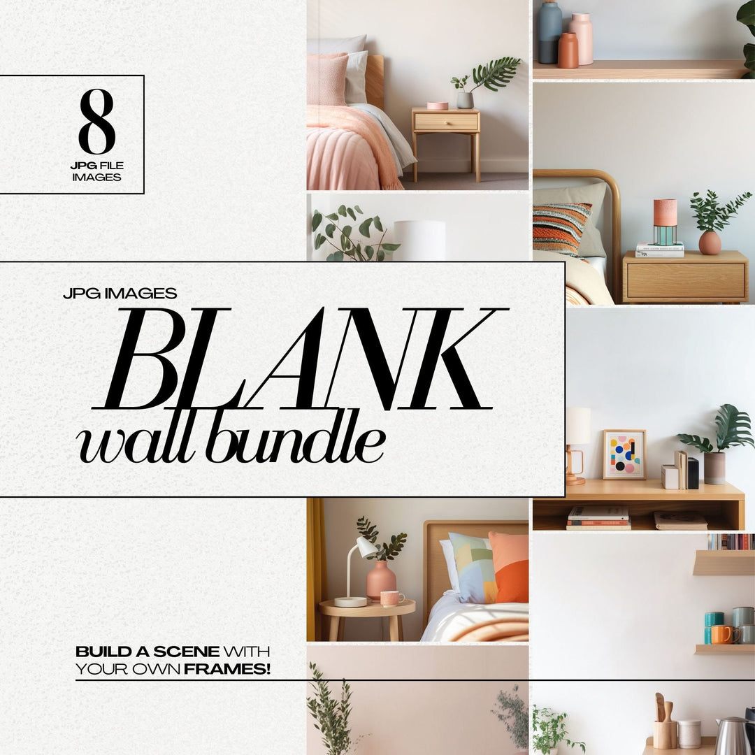 Colorful Interior Stock Image Bundle JPG for Small Art