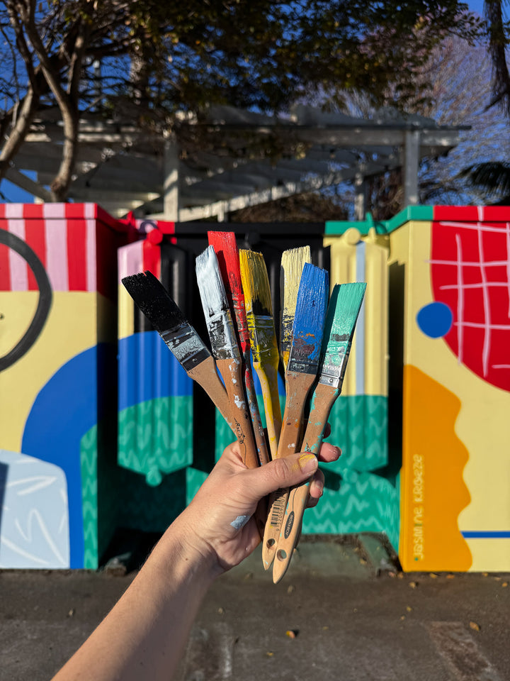 Abstract Transformer Box - Pāpāmoa Plaza Mural