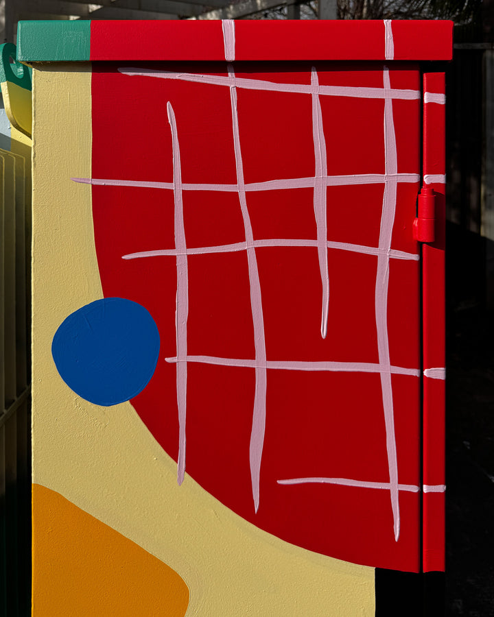 Abstract Transformer Box - Pāpāmoa Plaza Mural