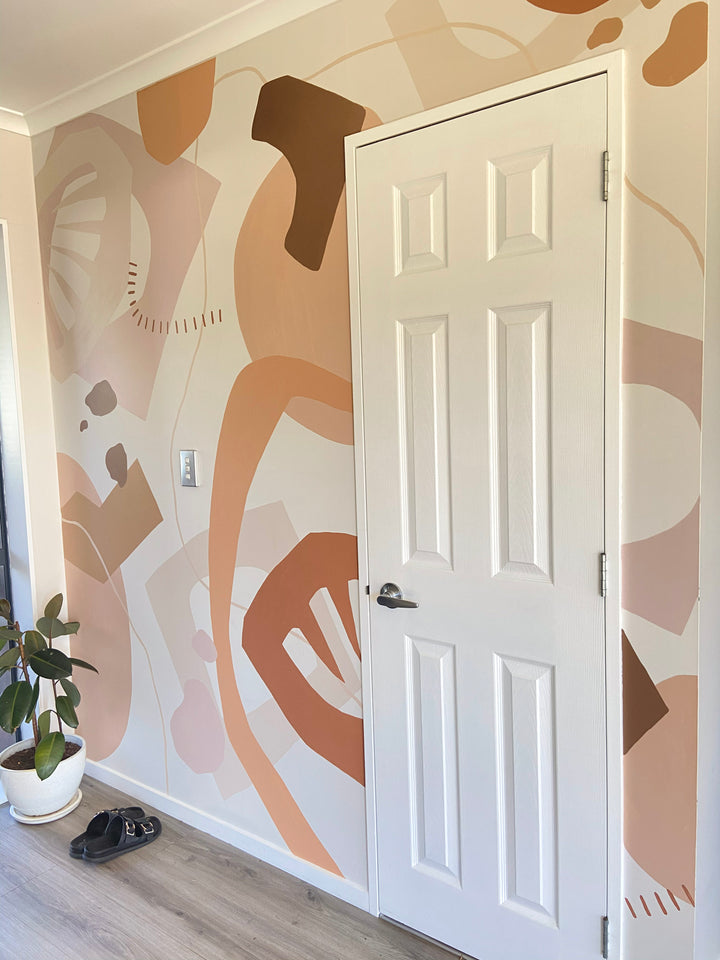 Earthy Entryway - Interior Mural