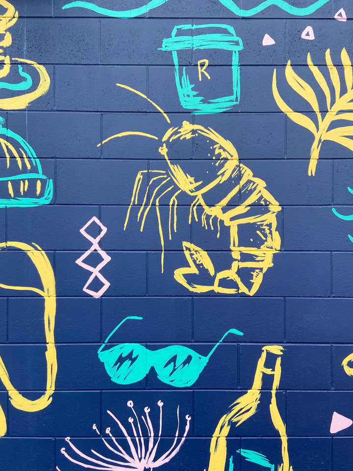 Graffiato Street Art Festival Mural – Taupō, NZ