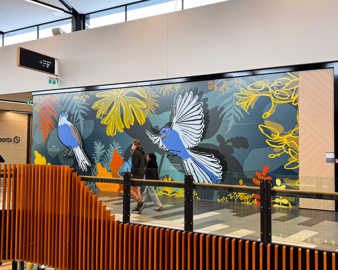 Printed Wall Mural - Tauranga Crossing Artist Collaboration