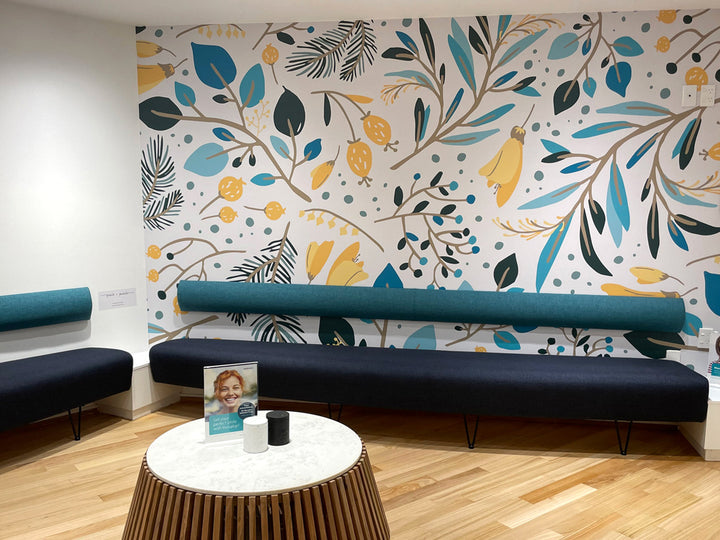 Lumino the Dentist - Interior Mural - Printed