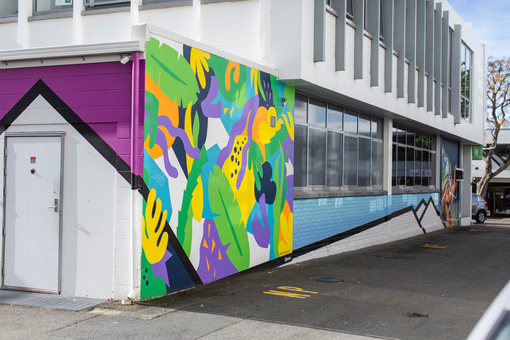 Love our Laneways - Bright Mural Street Art