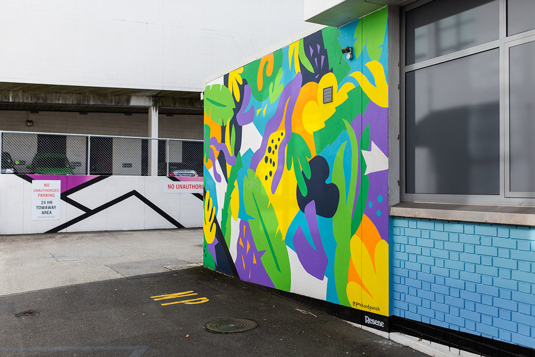 Love our Laneways - Bright Mural Street Art