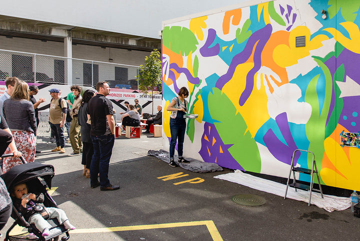 Love our Laneways - Bright Mural Street Art